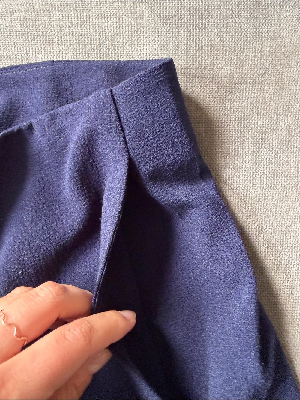 Tyler Boe Wide‎ Leg Pants Navy 10 - Picture 2 of 7